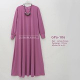 GPa-106 Gamis Polos Semi Klok